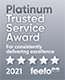 Platinum Trusted Service Award 2021